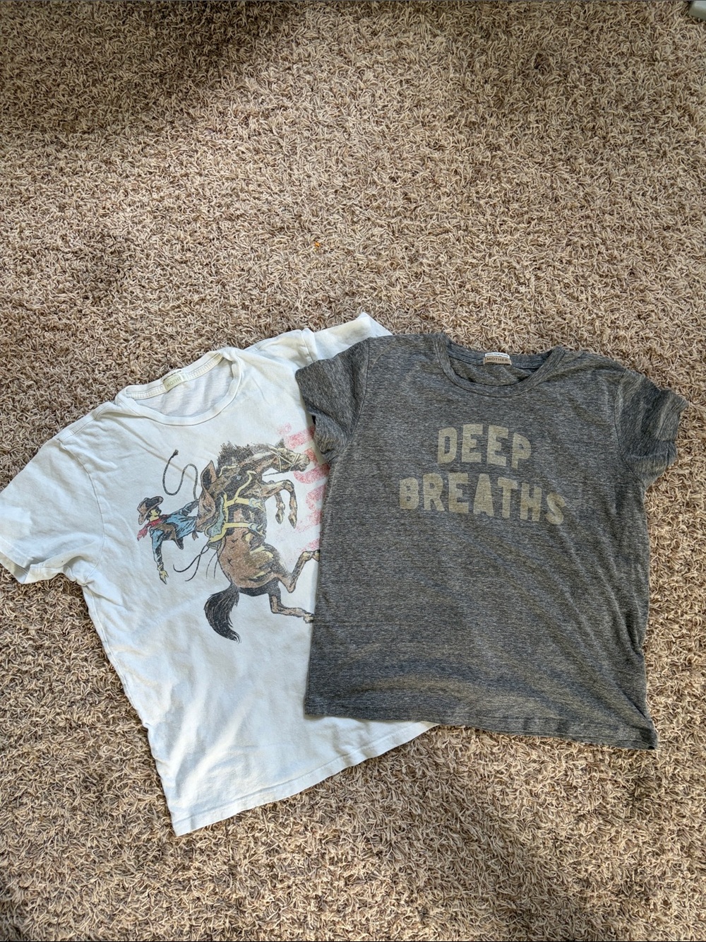 MOTHER T shirt bundle size smalls, diff fits